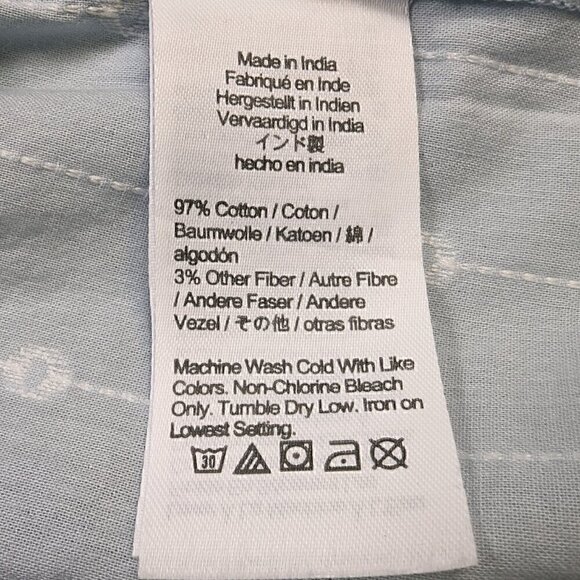 J Crew Light Blue Smock Neck Long Sleeve Blouse Size XS - NWT - Picture 6 of 6